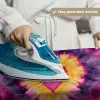 Tie dye - Hartvorm - Vlammen - Oranje Wandkleed katoen klein -sfeer9