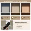 Beige - Marmer - Organisch - Wit Light Box met batterij (Wandlamp) middel 907 -USP_lichtkleurNL
