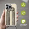 Boogvormen - Zwart - Strak Hoesje iPhone 16 Pro Max met koord klein -sfeer2_NL