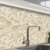 Abstract - Lijnen - Beige keuken achterwand 2 middel 865 -zzzz3d_schuin