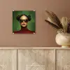Vrouw - Groen - Bril - Aesthetic - Modern plexiglas 5mm klein -sfeer5