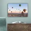 Luchtballonnen - Rotsen - Zonsopgang canvas 2cm klein -sfeer4