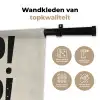 Japandi - Zwart - Decoratie - Vintage Wandkleed katoen klein -sfeer2