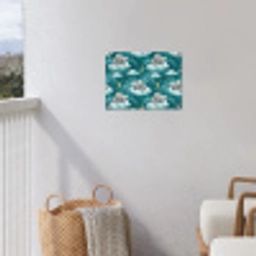 Koala's - Betoverend - Blauw tuinposter los doek klein 239 -sfeer8