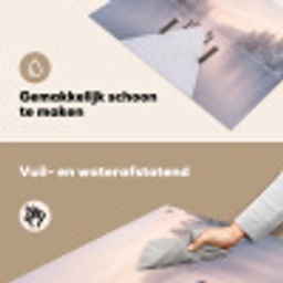 Steiger - Meer - Mist - Winter - Serene Inductie beschemer met haakjes klein -ky-schoon-nl