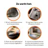Kustlijn in de Ochtendstilte Inductie beschermer vinyl 3mm klein -zzzzzzz-td-werking