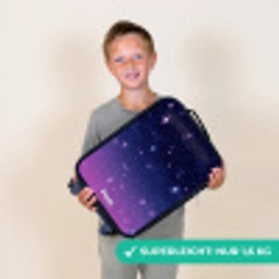 Sterren - Galaxy - Blauw - Roze Kinderkoffer - Zwart klein -sfeer4_DE