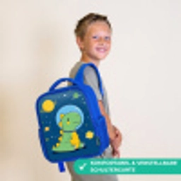 Dino - Ruimte - Planeten Kinderrugzak - Blauw middel -sfeer3_DE