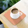 Oranje - Strepen - Patroon onderzetter kurk middel 366 -sfeer5
