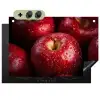 Rood - Appels - Fruit Inductie beschemer met haakjes klein -3d