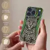 Panter - Zebrapatroon - Groen Telefoonhoesje iPhone 17 Pro klein -sfeer3_NL