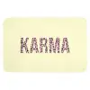 Karma - Luipaardprint - Geel Badmat klein -3d
