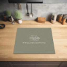 Quotes - Ma - Spreuken - Mama's recept - Koken Inductie beschermer vinyl 3mm middel -sfeer5