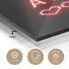 Gaming - Tekst - Get a life - Neon - Zwart plexiglas 5mm klein -sfeer2