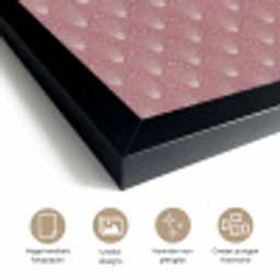 Trendy - Patroon - Roze fotolijst zwart zonder passe partout klein 224 -sfeer2