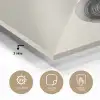 Penseelstreek - Zwart - Minimalistisch plexiglas 5mm klein -sfeer2