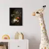 Vaas met bloemen - Schilderij van Rachel Ruysch fotolijst zwart zonder passe partout klein -usfeer4_kinderkamer