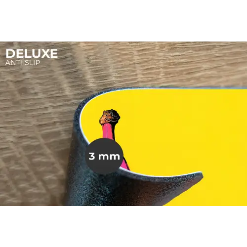 Banaan - Grafisch - Geel Placemat vinyl groot -closeup