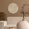 Classic - Pink - Mint Wandcirkel kunststof plaat 5mm dik klein 188 -sfeer1