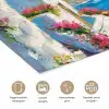 Landschap - Bloemen - Natuur - Zomer poster papier klein -closeup_NL