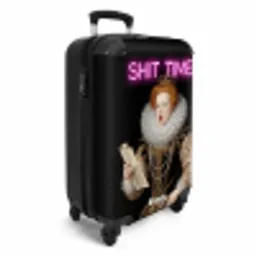 Portret - Humor - Neon NBS - Handbagage koffer - Volwassenen Unisex middel -productfoto_3d