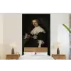 Het huwelijksportret van Oopjen Coppit - Rembrandt van Rijn fotobehang vinyl groot -bed