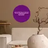 You're doing great - Paars - Bubble letters Wandcirkel behangsticker klein -sfeer1