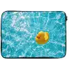 Badeend - Dobberen - Blauw laptophoes neopreen klein -zkaufland3dotto