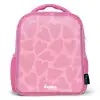 Roze hartjes patroon Kinderrugzak - Roze middel -3d