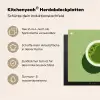 Minimalistisch - Kopjes - Matcha -Groen Inductie beschermer vinyl 3mm middel -zzzzzzusp-haakje_DE