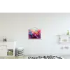 Bloemen - Roze - Watercolor - Kunst textielposter latten blank klein -kinderkamer