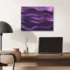 Golven - Abstract - Paars PET vilt klein -sfeer5