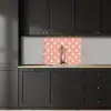 Waaier - Motief - Zalmroze keuken achterwand 2 middel 865 -sfeer1