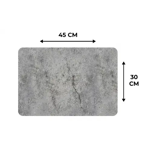 Beton - Muur - Industrieel - Patronen Placemat vinyl groot 368 -specs