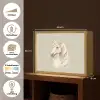 Eenhoorn - Wit - Stippen Light Box met batterij (Wandlamp kind) middel -USP_websiteoverzichtNL