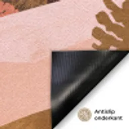 Heuvellandschap - Grafisch - Terracotta Deurmat klein -antislip_NL