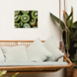 Kiwi - Fruit - Groen tuinposter los doek klein -sfeer7