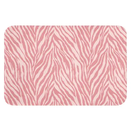 Zebra - Print - Roze WCmat klein 1009 -3d