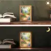 Natuur - Landschap - Bloemen - Kleurrijk Light Box met kabel (Tafellamp) klein -sfeer3