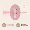 Roze - Mokkapot - Illustratie - Koffie Akoestische PET Vilt - Rond klein -USP_NL