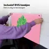 Blad - Groen - Illustratie - Minimalistisch Inductie beschemer met haakjes klein -ky-ophangen-nl