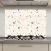 Terrazzo - Patroon - Kleurrijk  - Festival keuken achterwand spatscherm klein 900 -3d_website