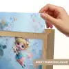 Fee - Bloemen - Sprookje - Blauw Light Box met kabel (Kinderlampje) klein -USP_websiteprintNL