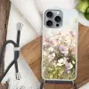 Bloemenveld - Lichte tinten - Geschilderd Hoesje iPhone 16 Pro Max met koord klein -sfeer4