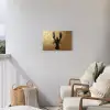 Kreeft - Zwart - Goud - Luxe Tuinposter op houten frame 2 cm dik klein -sfeer1