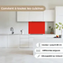 Rood - Kleur - Effen keuken achterwand 2 middel 865 -sfeer4_FR