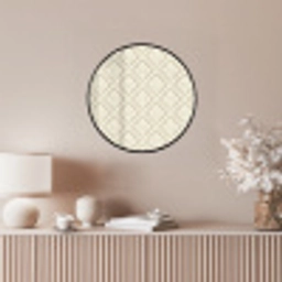 Floraal - Ornament - Beige Fotolijst rond zonder passe partout klein 856 -sfeer3