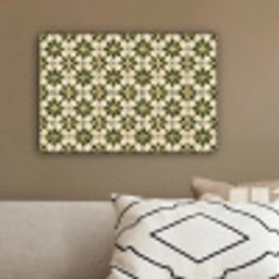 Tegel - Dessin - Groen canvas 2cm klein 34 -sfeer3