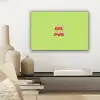 Grl pwr - Groen - Rood - 3D canvas 2cm klein -sfeer6