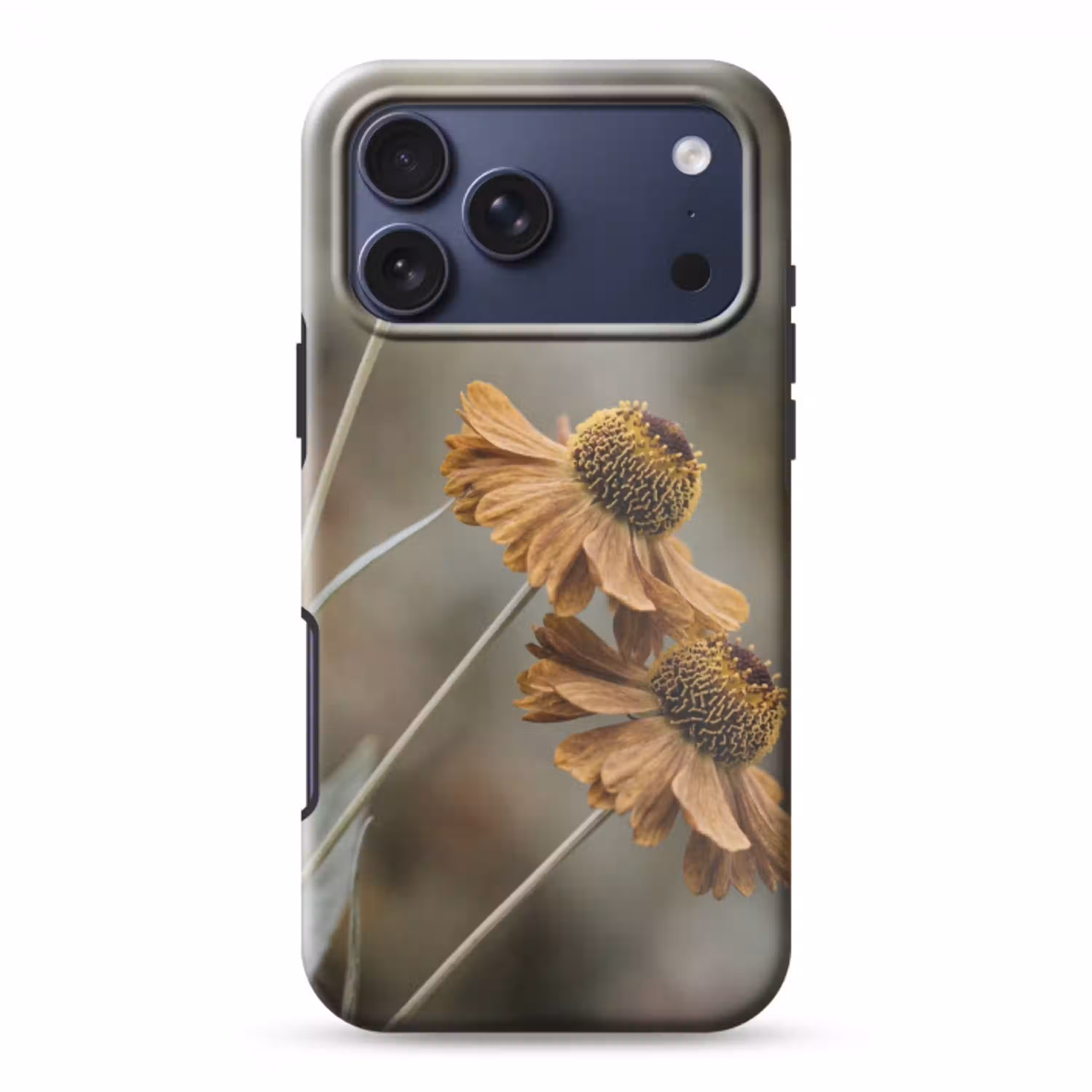 Zonnehoed - Droogbloemen - Geel - Warm Toughcase MagSafe Apple iPhone 17 Pro Max klein -3d